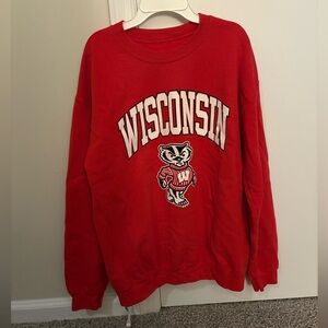 Wisconsin Red Sweatshirt